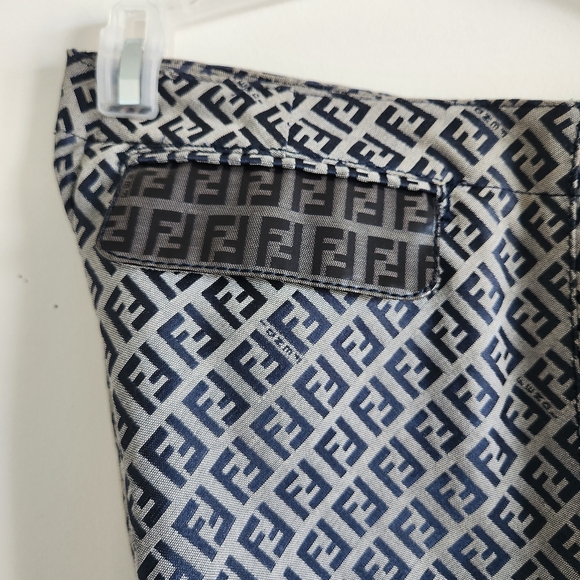 Fendi Authentic Women’s Logo Jacquard Pants Size US 8 - Picture 5 of 11